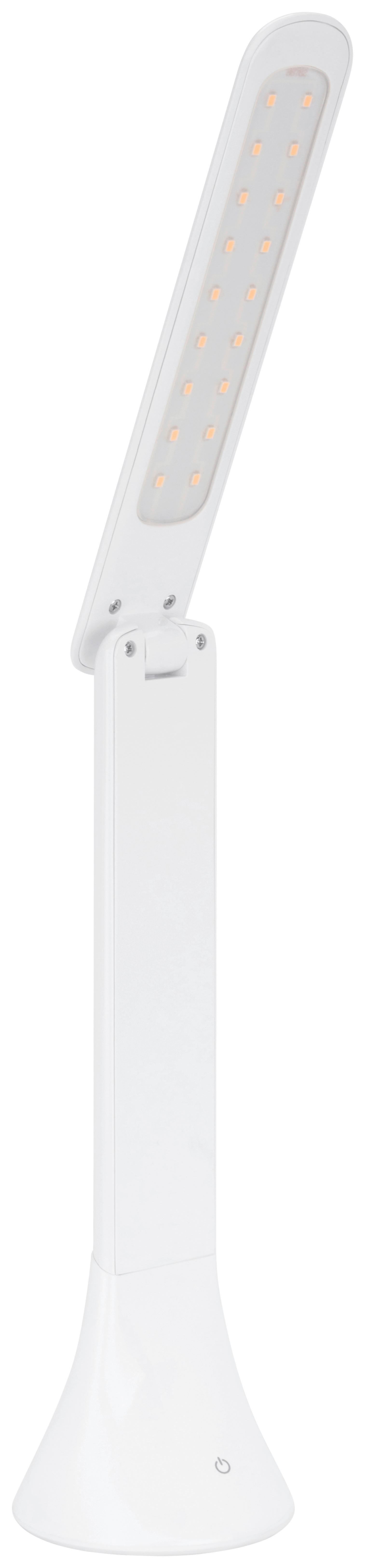 LED-SKRIVBORDSLAMPA UFF - vit, Modern, plast (7,8/7,8/24,8cm) - Mömax