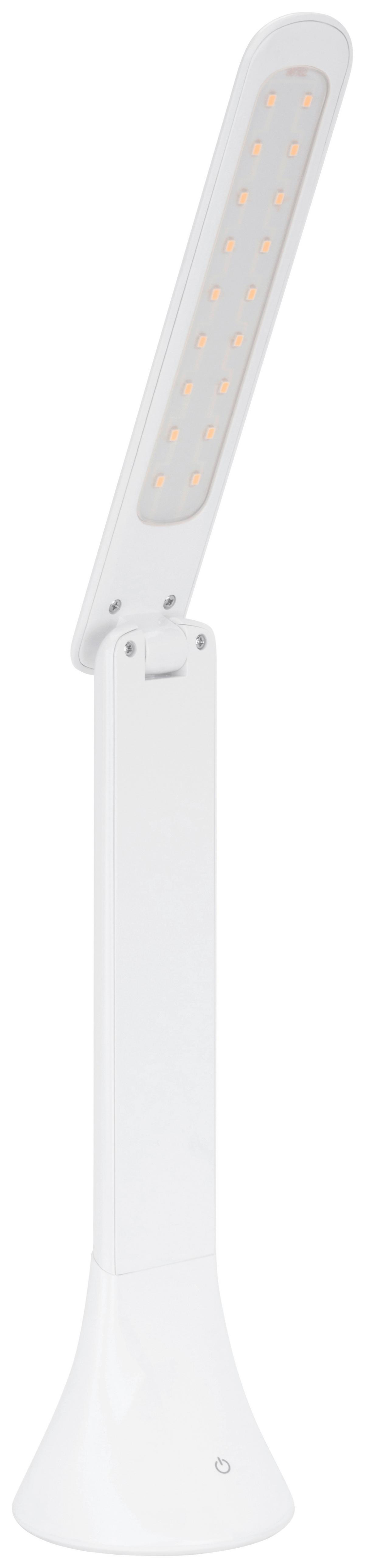 Led Íróasztali Lámpa Uff - fehér, Modern, műanyag (7,8/7,8/24,8cm) - Mömax