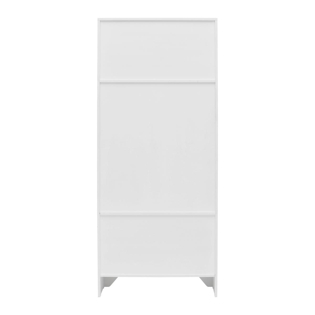 Polica Setto - bijela, Romantično / ladanjski, drvni materijal (75/175/31cm) - Premium Living