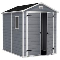 Kerti Ház Manor 6x8 - szürke, műanyag (185.8/227/236.8cm) - Keter