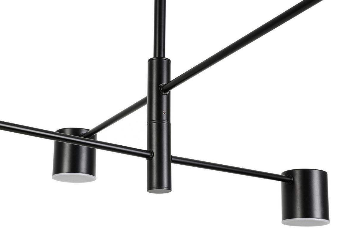 LAMPA WISZĄCA UTINA - czarny, Design, tworzywo sztuczne/metal (91,4/91,4/51cm) - Collett's Monde
