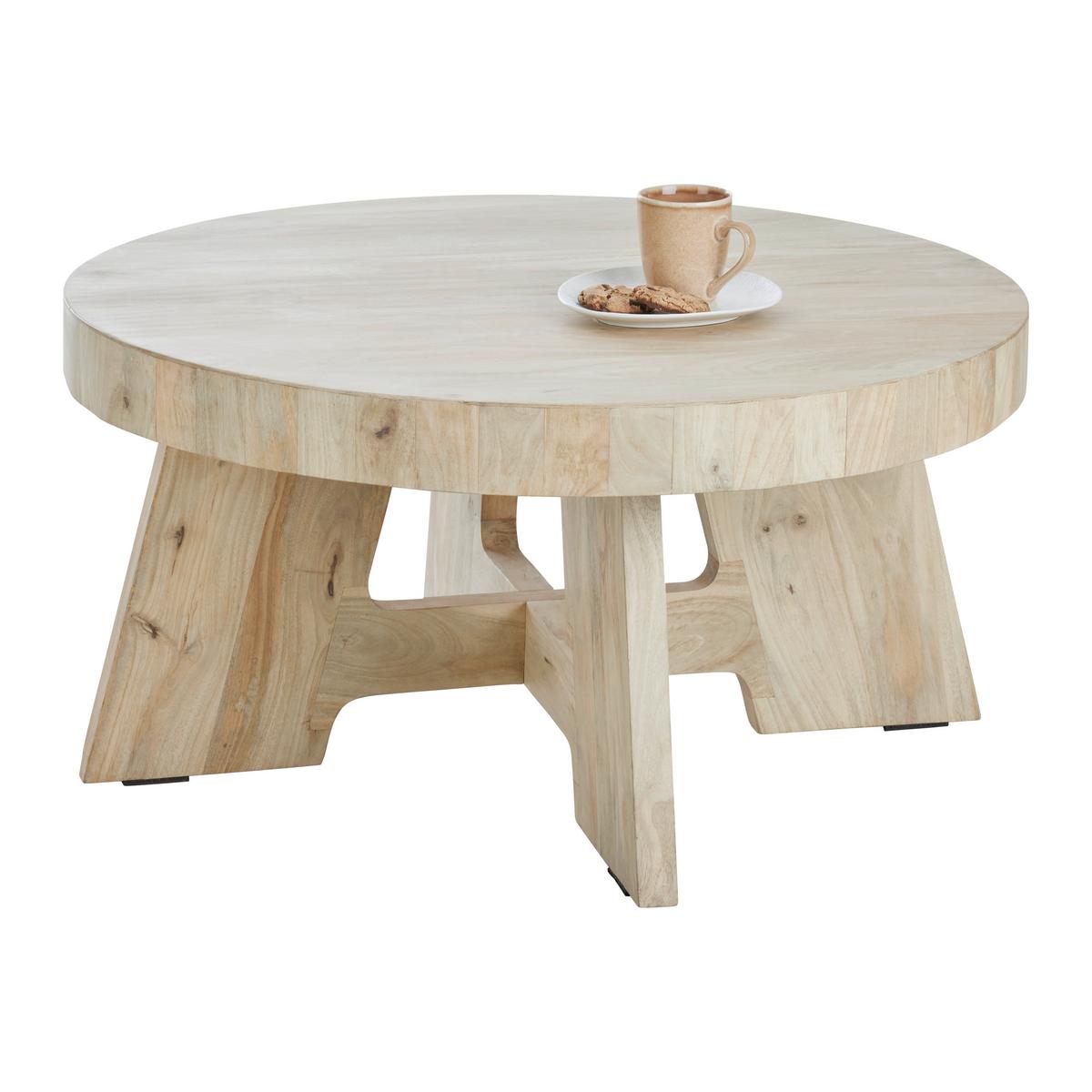 Dohányzóasztal Alex I - natúr színű, Natur, fa (91/46/91cm) - Zandiara