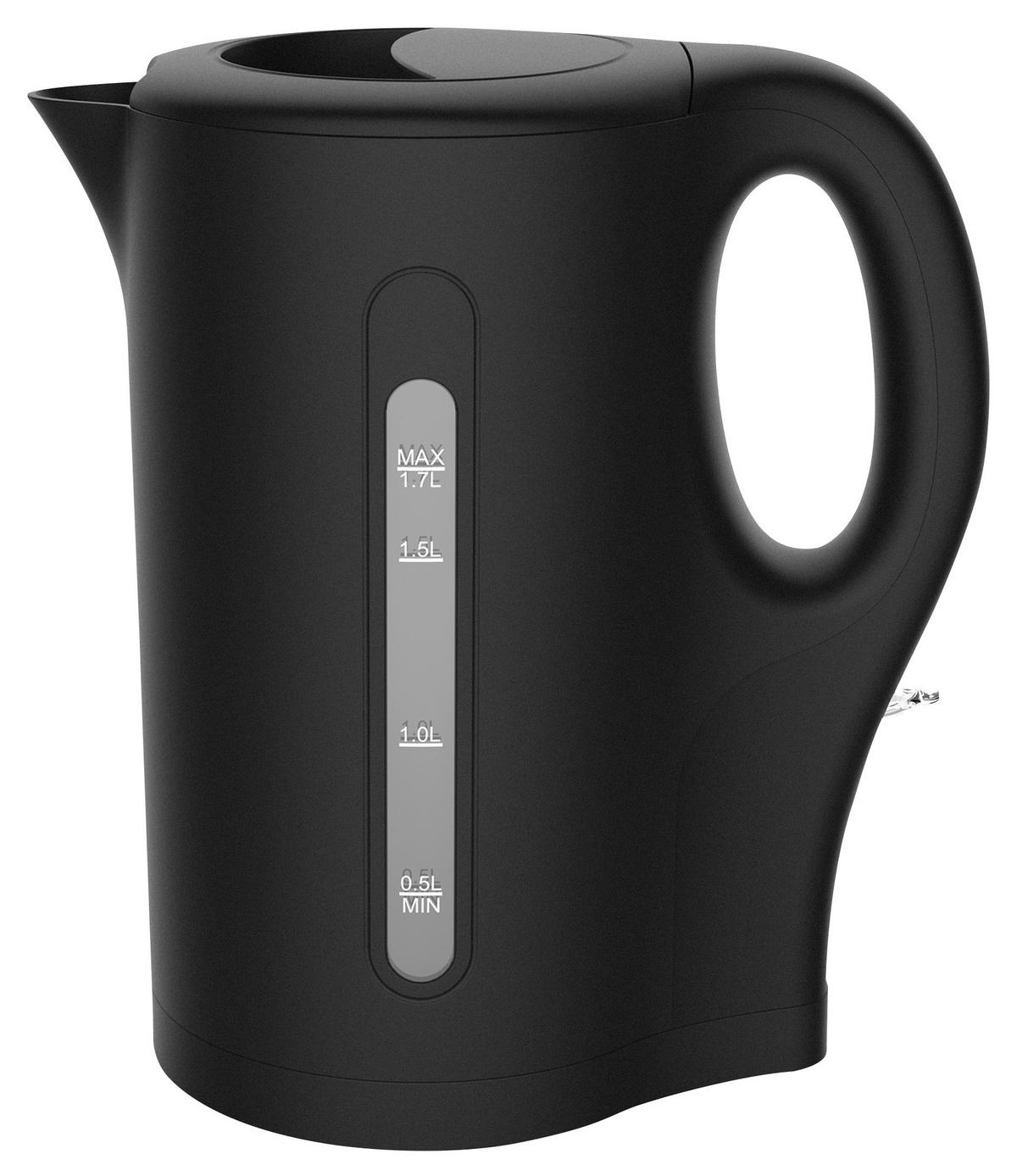 Vízforraló Sio - fekete, Konventionell, műanyag/fém (21,9/13,55/23,9cm) - Insido