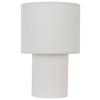 BORDSLAMPA STOFLI - vit/naturfärgad, Modern, metall/textil (28/44cm) - Mömax