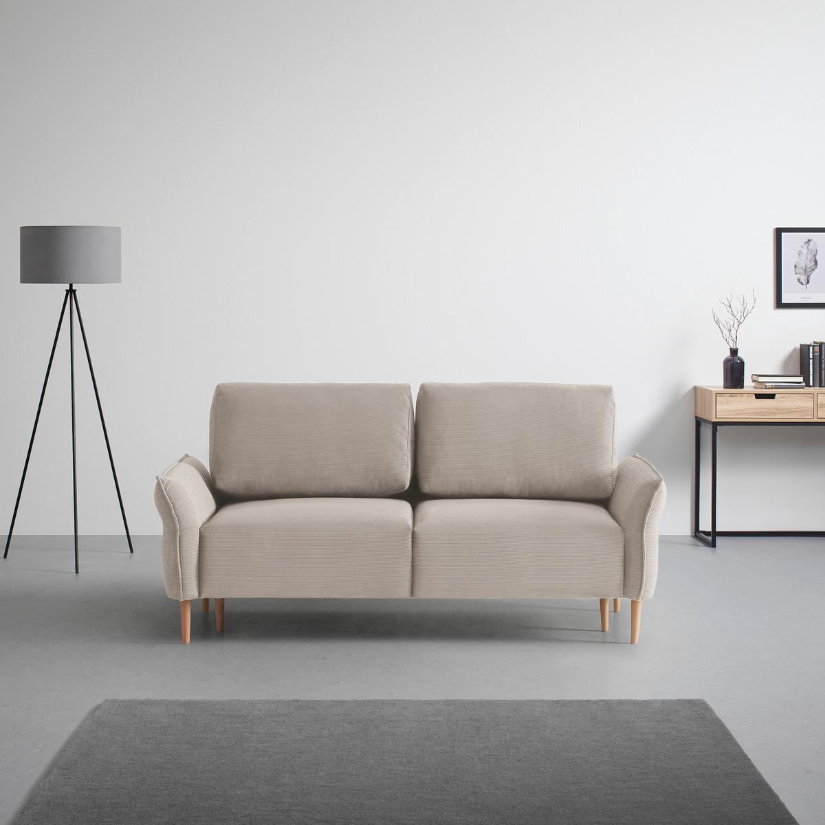 CANAPEA CU 3 LOCURI CUSTOM - taupe, Modern, textil (183/85/92cm) - Mömax