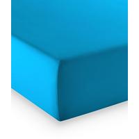 Fixleintuch Q 4000 171 - Azurblau, Basics, Textil (180-200/200-210cm) - Fleuresse