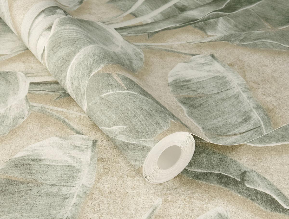 Tapete Cuba Grün - Grün, Natur, Textil (600/53cm) - Tesa
