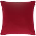 Prevleka Blazine Steffi Paspel -top- - temno rdeča, tekstil (50/50cm) - Mömax modern living Prevleka Blazine Steffi Paspel -top- - temno rdeča, tekstil (50/50cm) - Mömax modern living