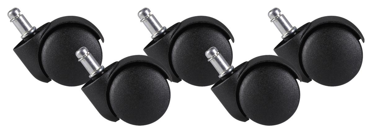 Kolesce Za Vrtljivi Stol Spm1.910 - črna, Basics, umetna masa (5cm) - MID.YOU