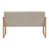 2-SITS SOFFA MALMÖ - ljusgrå/naturfärgad, Modern, trä/textil (120/75/69cm) - Mömax