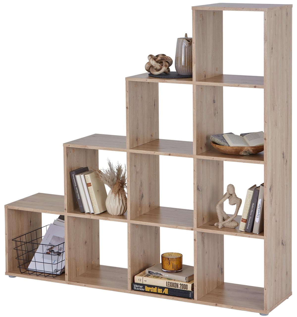Separator de cameră PISA 4 - culoare lemn stejar, Modern, material pe bază de lemn (149/148/35cm) - Modern Living