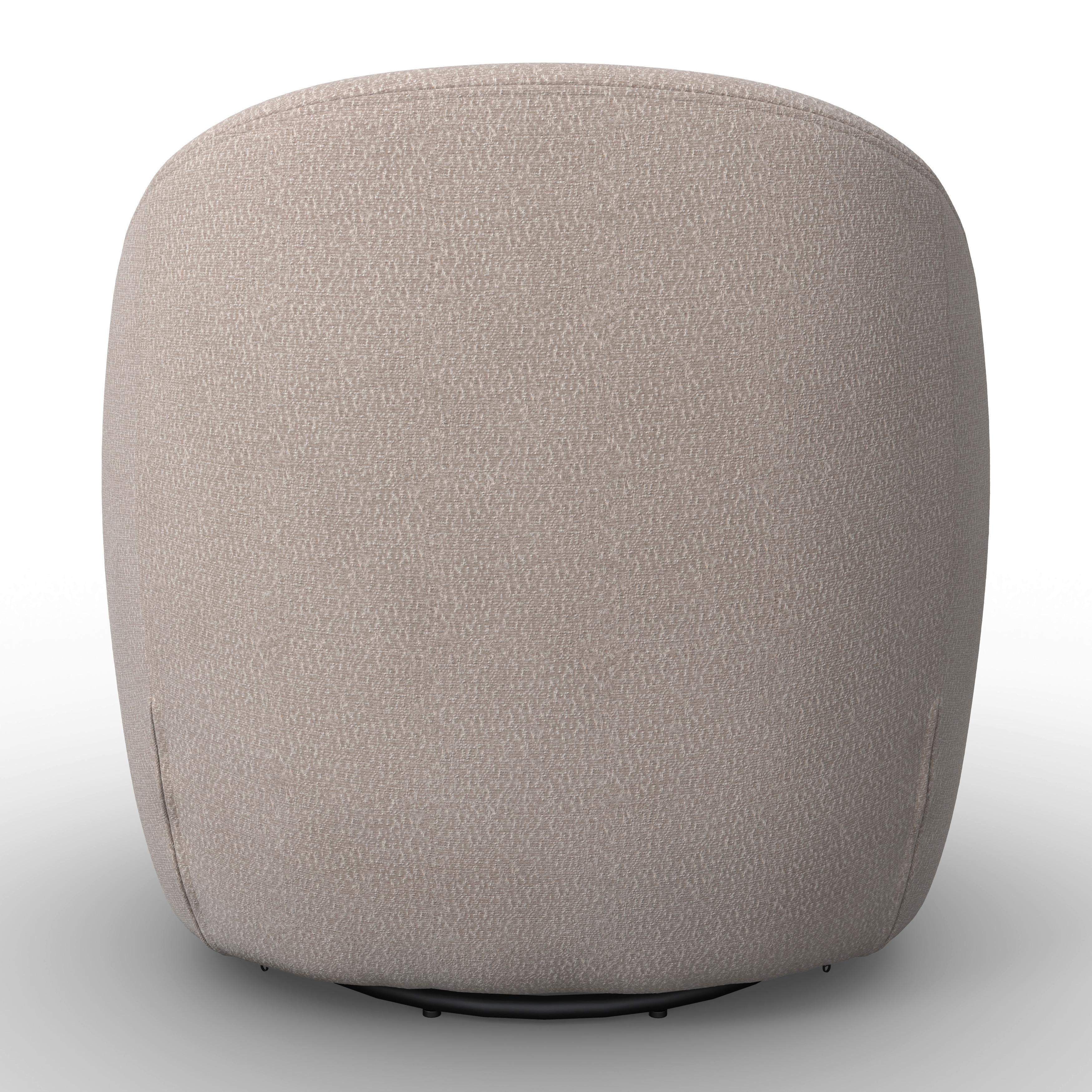 FÅTÖLJ DORA - svart/cremefärgad, Modern, metall/trä (77/74/73cm) - Bessagi Home