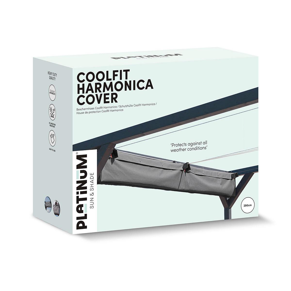 Schutzhülle Coolfit Grau - Grau, MODERN, Textil (20/20/290cm) - Gardenson