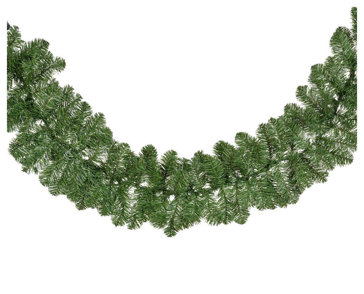 GIRLANDA CHOINKOWA 9680451 - 680451 - zielony, Basics, tworzywo sztuczne/metal (25/270cm) - X-Mas