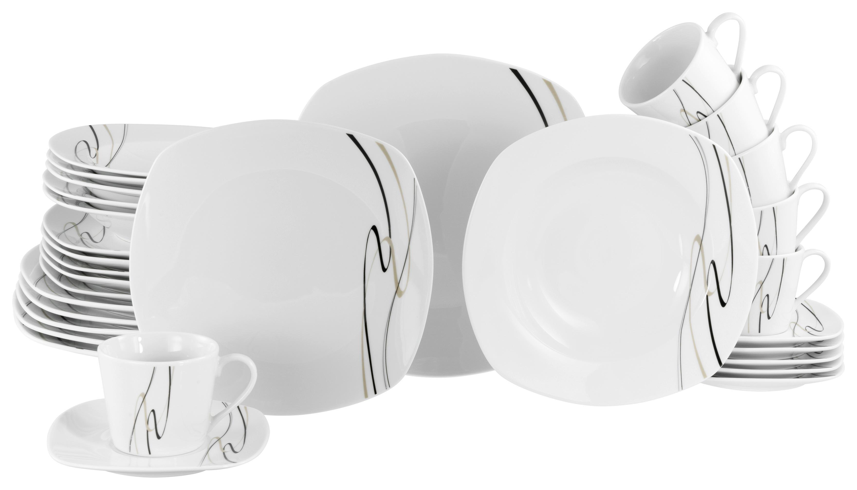 Kombinirani Servis Amelie Piazza, 30-Delni - Basics, keramika - Creatable