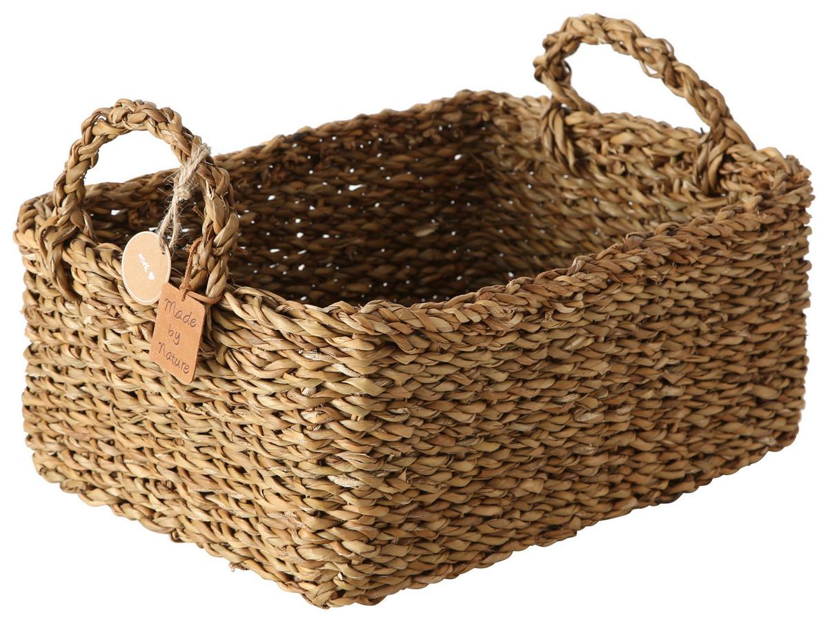 Coș SOPHI II - culoare natur, Basics, materiale naturale (36/22/27cm) - Modern Living