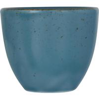 Espressotasse Capri aus Porzellan ca. 80ml - Blau, Modern, Keramik (6,5/6,5/6cm) - Premium Living