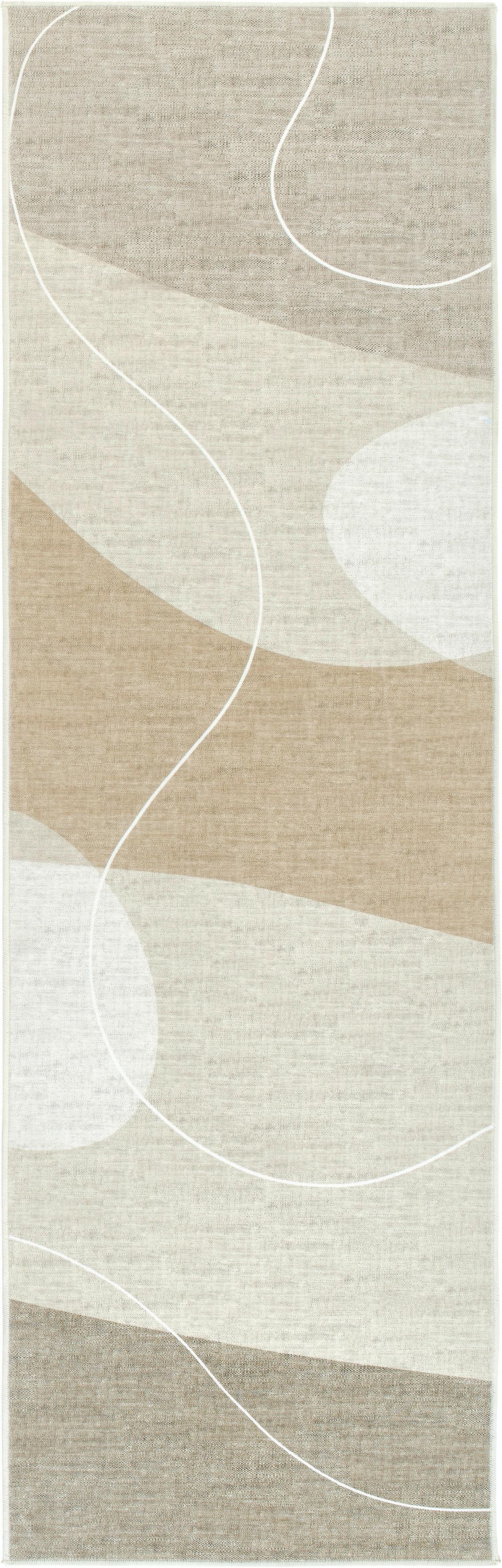 CHODNIK DUNIS CORTEA-URBAN8146 - kremowy/kolor piniowy, Design, tkanina (80/250cm) - Lindorug