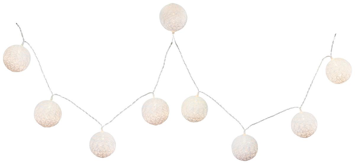 Lichterkette Schnurli max. 0,06 Watt - Weiß, ROMANTIK / LANDHAUS, Kunststoff (6/170cm) - Mömax