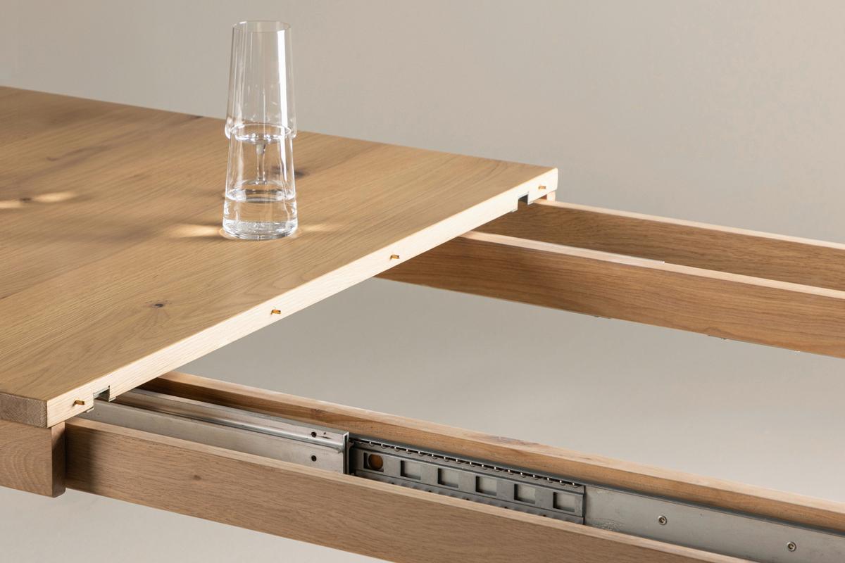 ESSTISCH SLIDER - Eichefarben, Design, Holz (170/95/75cm) - Livetastic