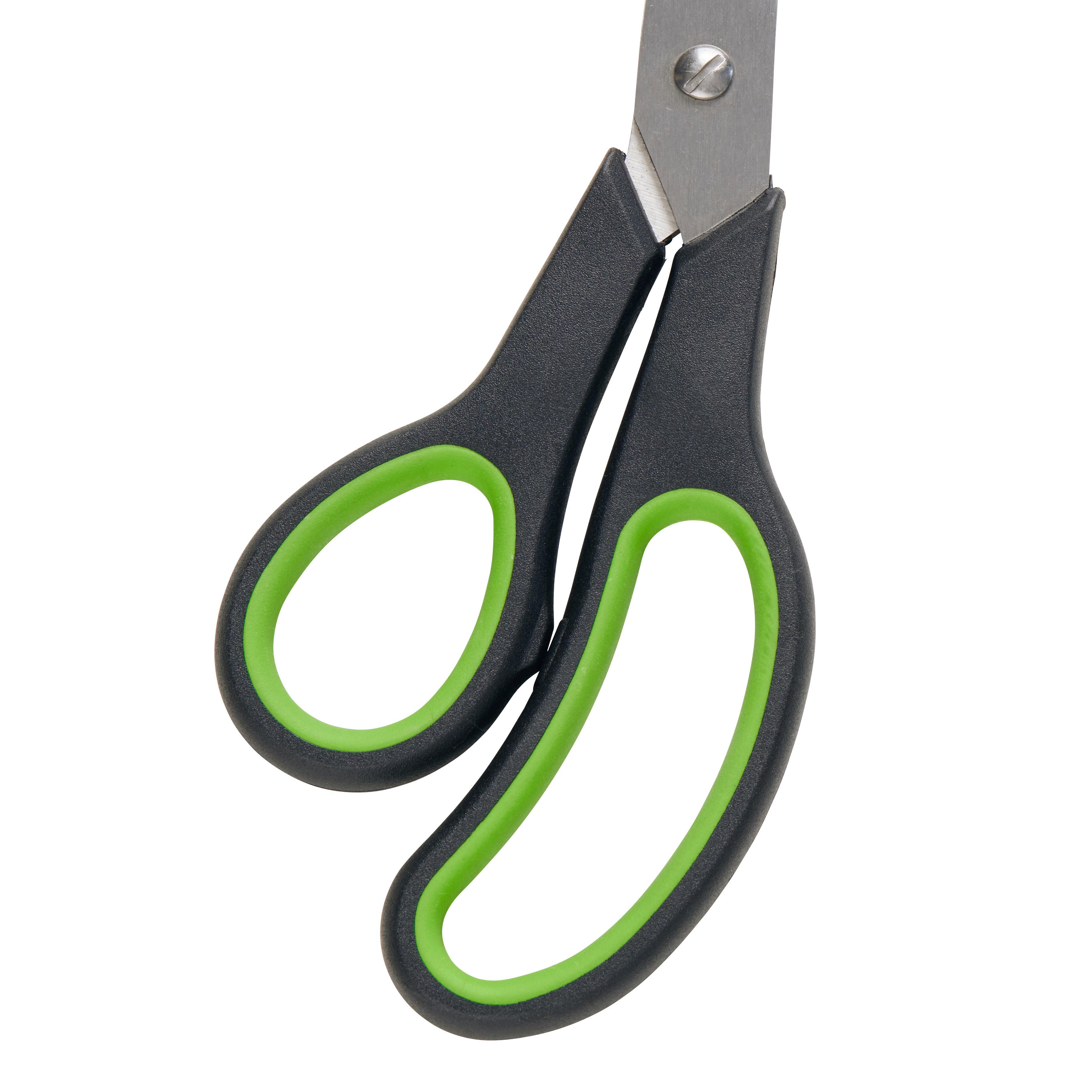 HUSHÅLLSSAX MARIO - lime/svart, Klassisk, metall/plast (8,5/24cm) - Mömax