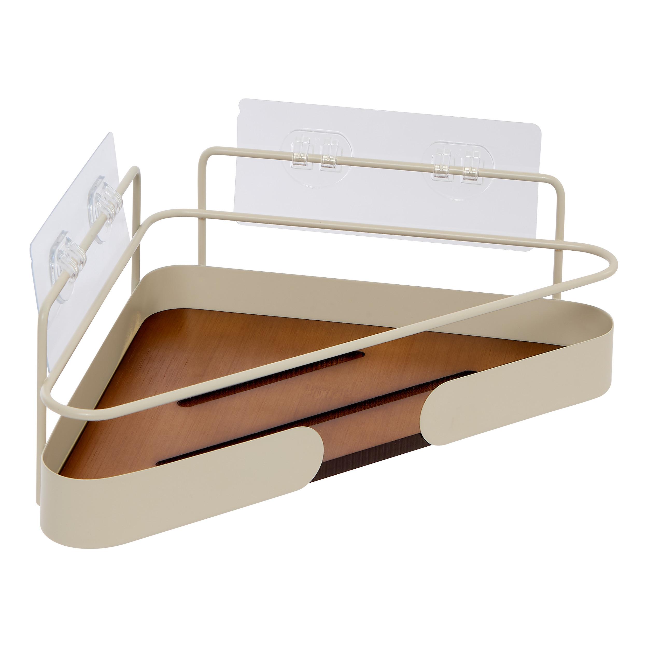 Regal Za Tuš Argilio - bež, Basics, metal (28,9/16,4/9cm)