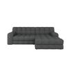 Kutna Garnitura Karl - crna/antracit, Moderno, tekstil/plastika (287/169cm) - Modern Living