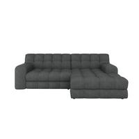 Kutna Garnitura Karl - crna/antracit, Moderno, tekstil/plastika (287/169cm) - Modern Living