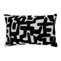 Díszpárna Silva 30/50 - fekete/fehér, Modern, textil (30/50cm) - Modern Living