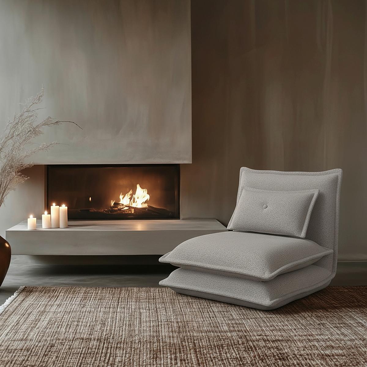 FOTOLIU EXTENSIBIL TAMARA - gri deschis, Modern, metal/textil (82/31/69cm) - Bessagi Home