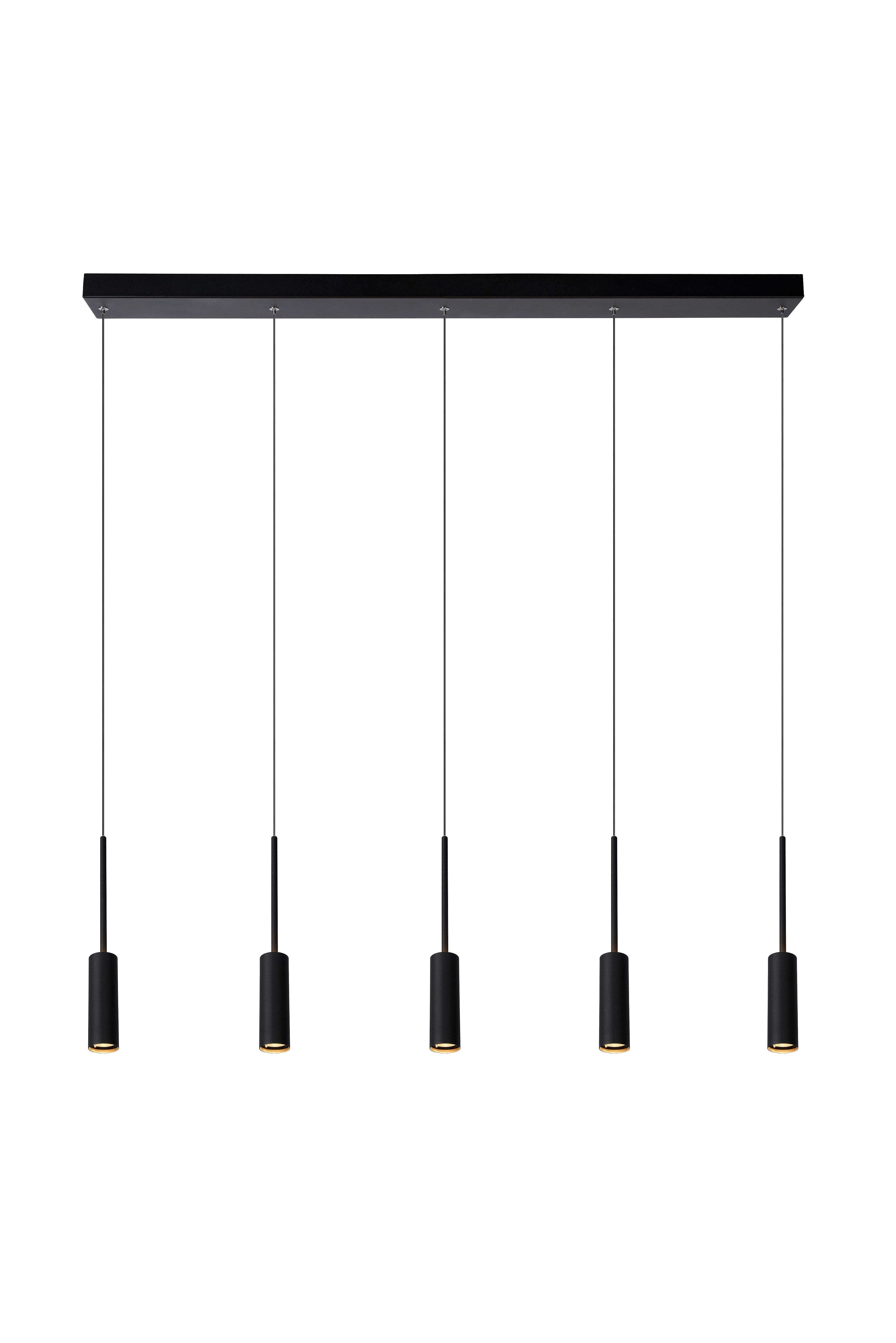 LAMPA WISZĄCA 24401/35/30 TUBULE - czarny, Design, metal (101/10/167cm) - Lucide