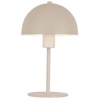 Tischleuchte Jertz Beige max. 25 Watt - Beige, KONVENTIONELL, Kunststoff/Metall (18/18/30cm) - Mömax