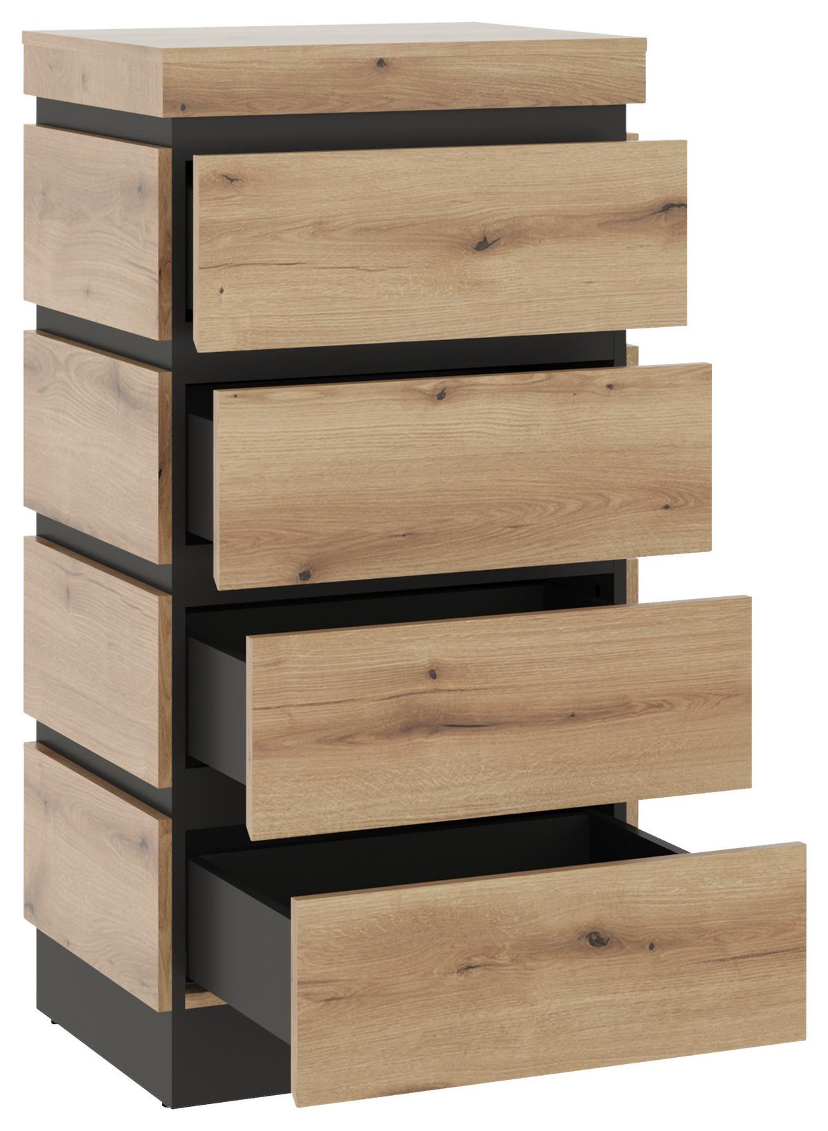Comodă CORTE - Trend, material pe bază de lemn (60/117/45cm) - Modern Living
