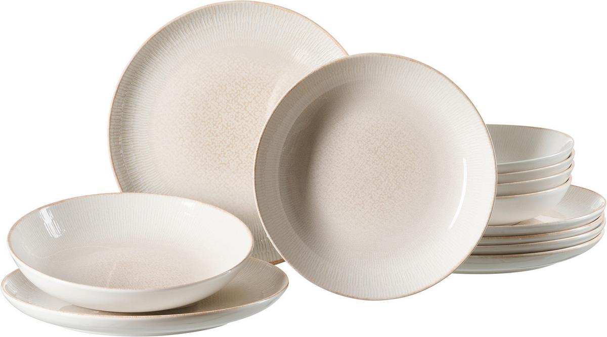 ZASTAWA STOŁOWA CARA - kremowy/biały, Konventionell, ceramika (29/29/19cm) - Ritzenhoff Breker