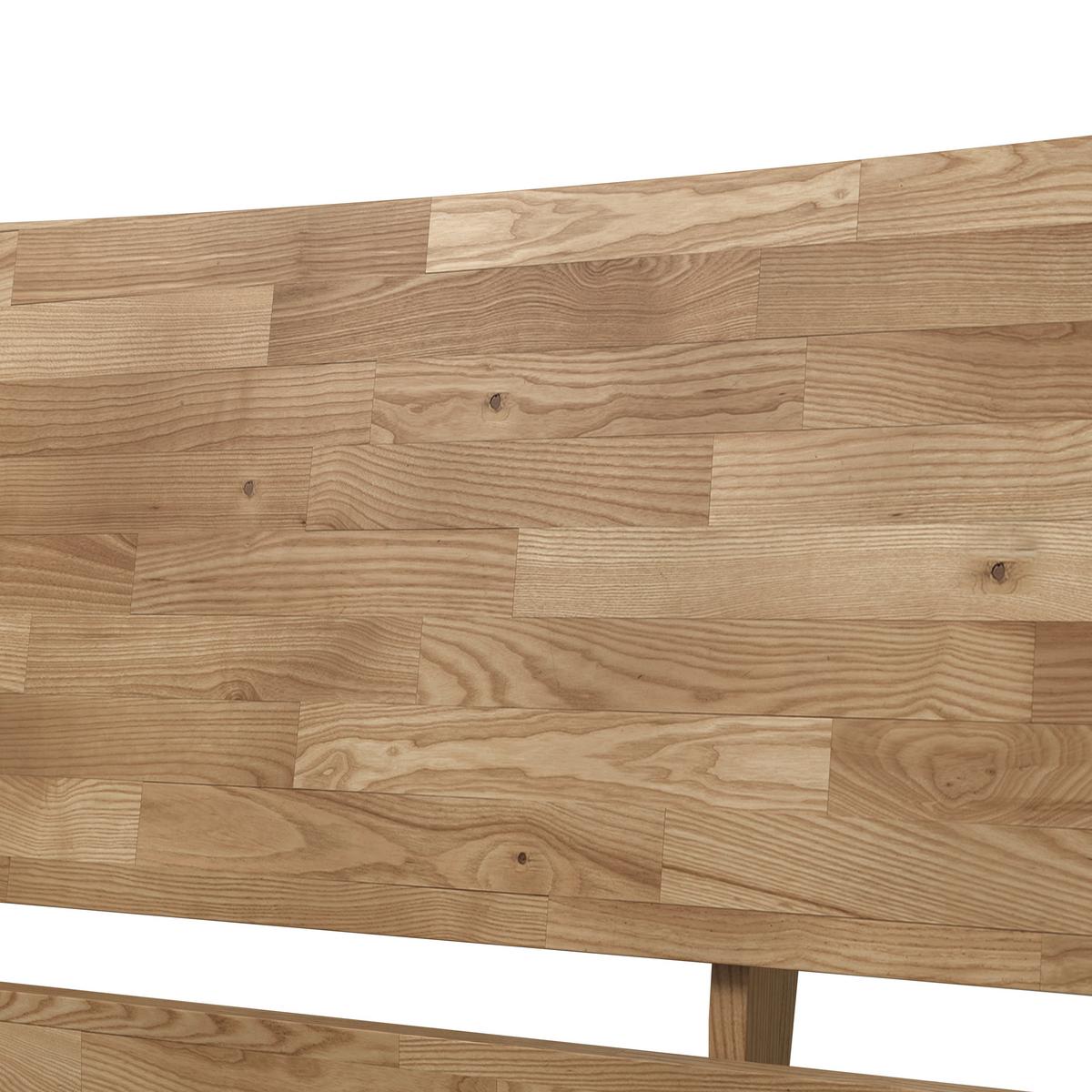 Bett Danzig ca. 140x200 cm Wildeiche Echtholz - Wildeiche, MODERN, Holz (140/200cm) - Bessagi Home