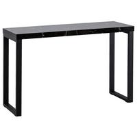 Konsolentisch Marmoroptik ca. 120x40x76 cm - Schwarz, Design, Holzwerkstoff/Metall (120/40/76cm) - MID.YOU