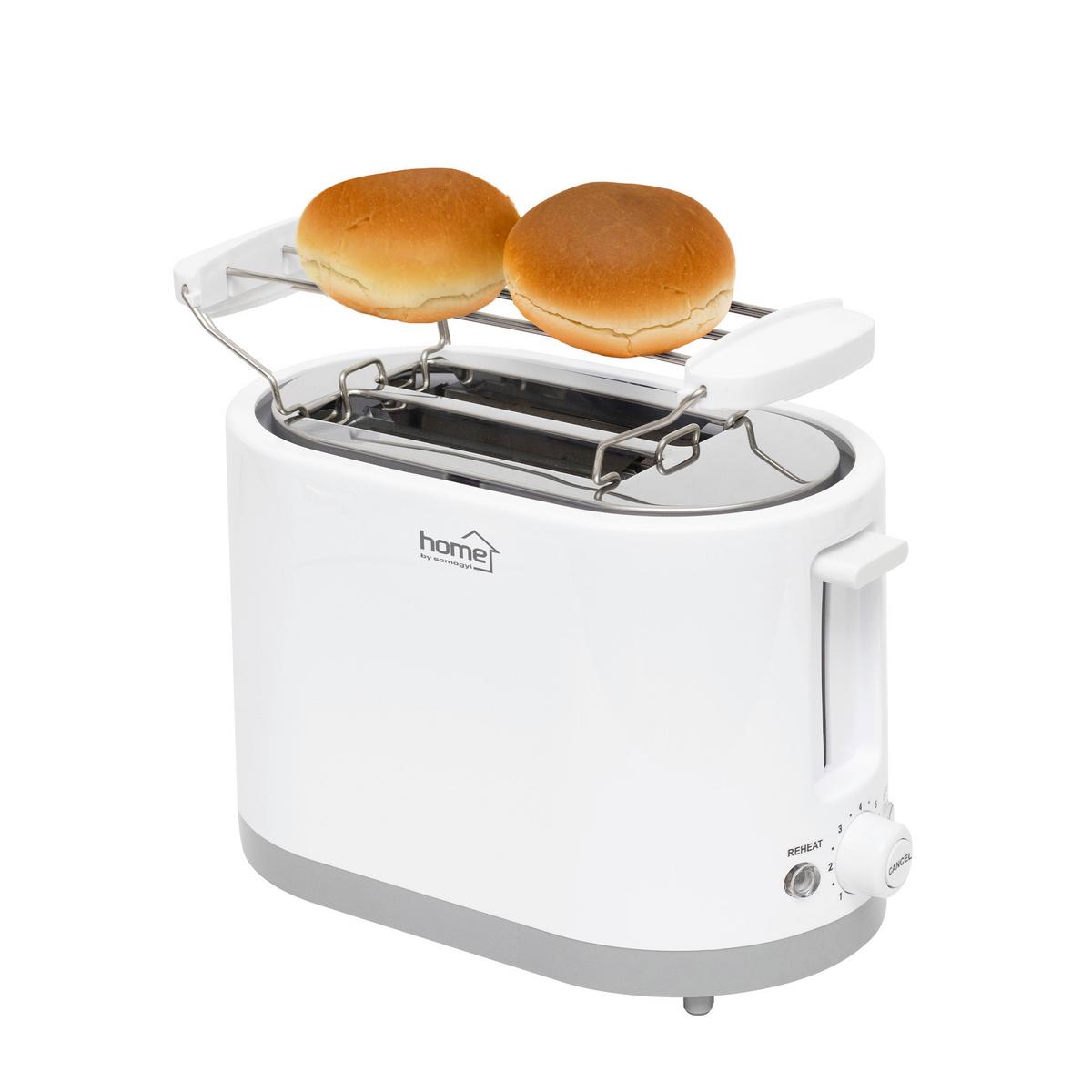 Kenyérpirító Hg Kp 22 - fehér, Basics, fém (25/20/37cm)