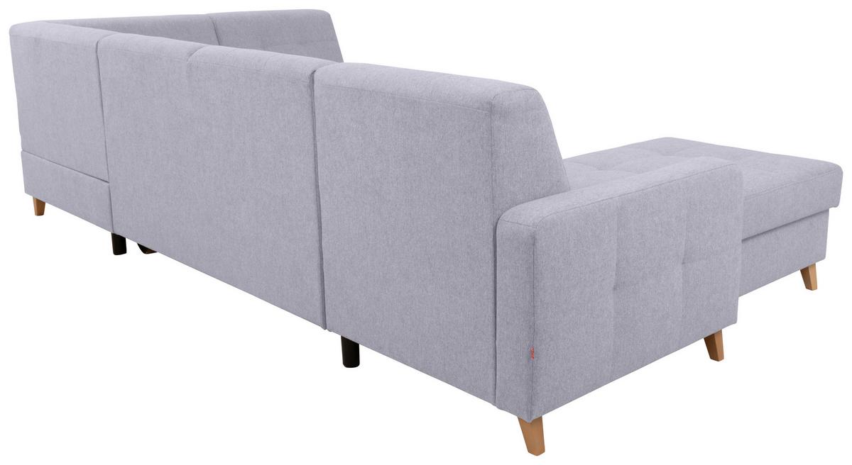 Coltar LARS U - gri, Modern, lemn/textil (161/299/187cm) - Best Price