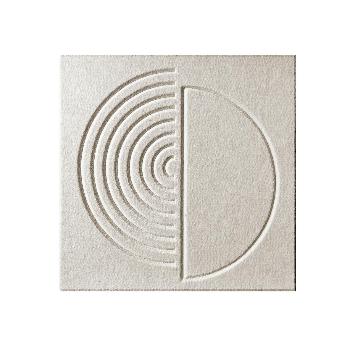 Akustikpaneel Melua Beige ca. 30x30cm - Beige, Textil (30/30cm) - Premium Living
