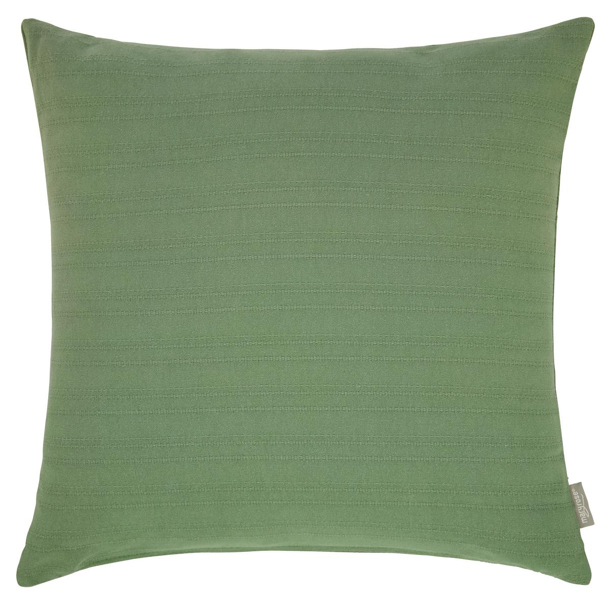 Zierkissen GWYN in Jadegrün ca. 50x50cm - Jadegrün/Grün, MODERN, Textil (50/50cm) - Mary's