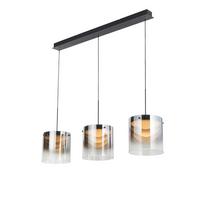 LAMPA WISZĄCA LED BAIA *DK* - czarny, Design, metal/szkło (100/20/180cm) - Dieter Knoll
