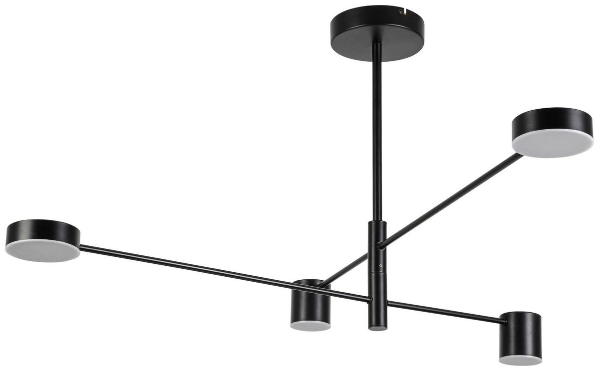 LAMPA WISZĄCA UTINA - czarny, Design, tworzywo sztuczne/metal (91,4/91,4/51cm) - Collett's Monde