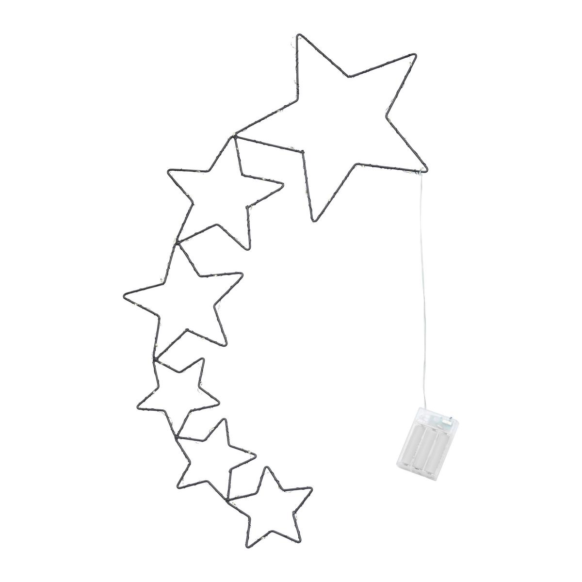 GWIAZDA DEKORACYJNA GABRIEL - ciemnoszary, Konventionell, metal (68cm) - Modern Living