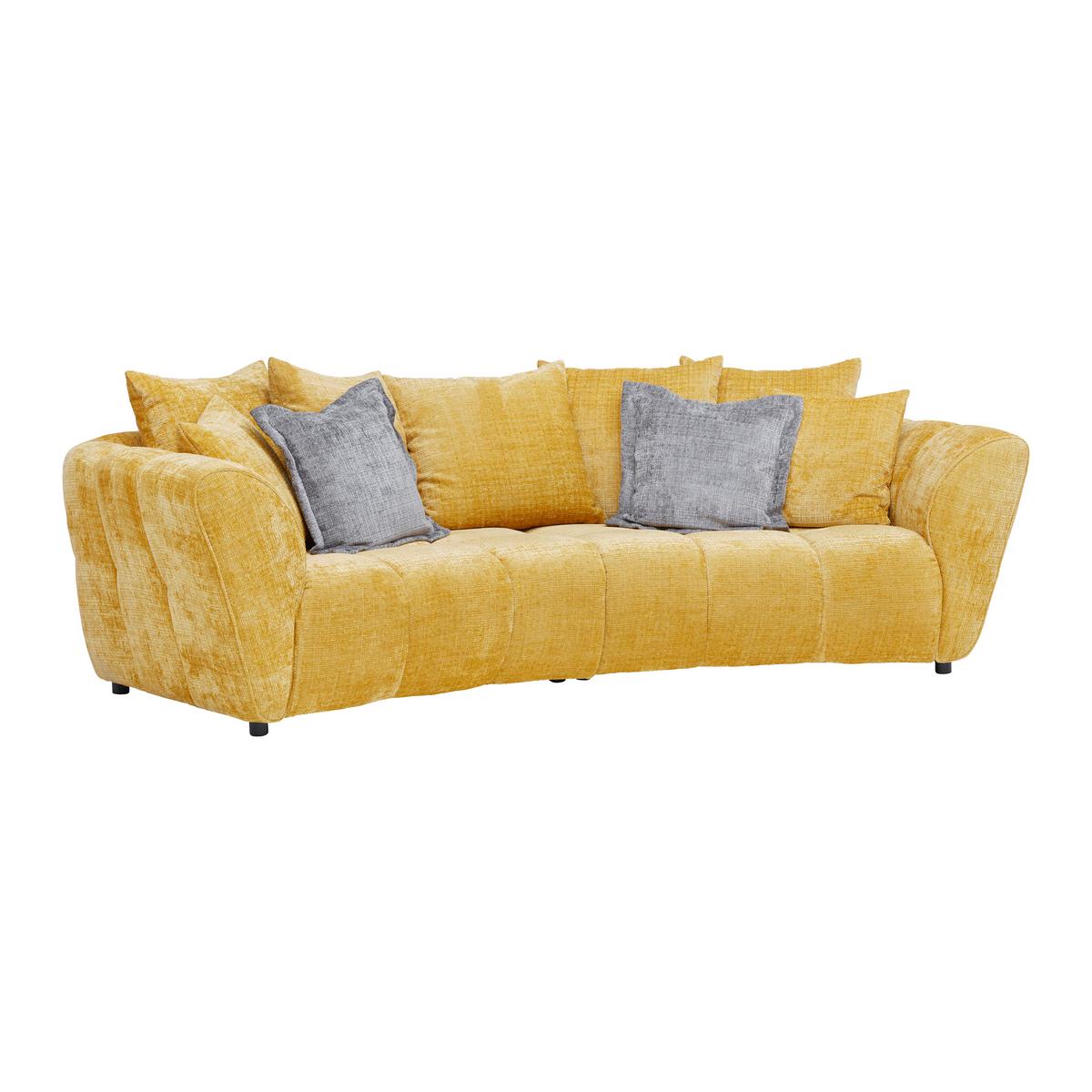 Mega Sofa Bonelli - žuta/crna, Moderno, tekstil/plastika (280/74cm) - Mömax