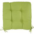 Sitzkissen Elli in Grün, ca. 40x7x40cm - Grün, Textil (40/7/40cm) - MÖMAX modern living