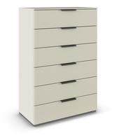 Komoda Paola, Barva Šampanjca - barve šampanjca/barve aluminija, Trend, kovina/leseni material (80/119/42cm) - Novel