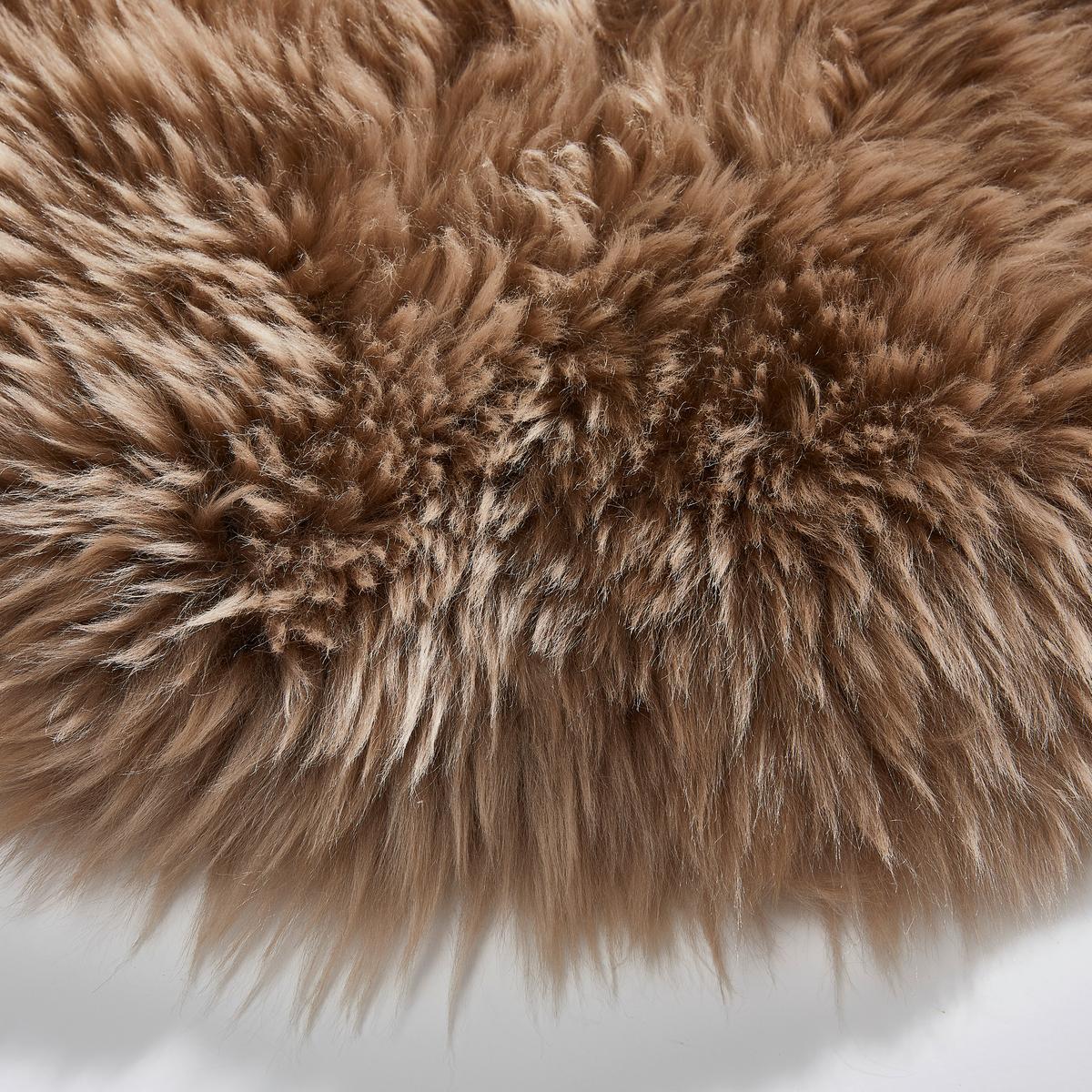 FUTRO OWCZE LENA - taupe, Natur, tkanina (45cm) - Linea Natura