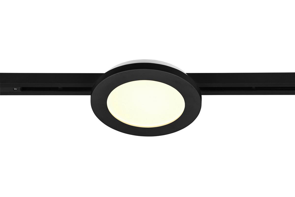 Deckenleuchte Douline DL Camillus max. 9 Watt - Schwarz, Basics, Kunststoff (17,0/2,9cm) - Trio Leuchten
