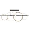 LED-TAKLAMPA CARSTEN - champagne/svart, Basics, metall/plast (95/40/7cm)