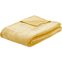 Kuscheldecke Michael XXL in Gelb ca. 220x240cm - Gelb, Textil (220/240cm) - Modern Living